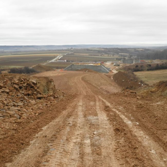 Foto Strassenbaustelle